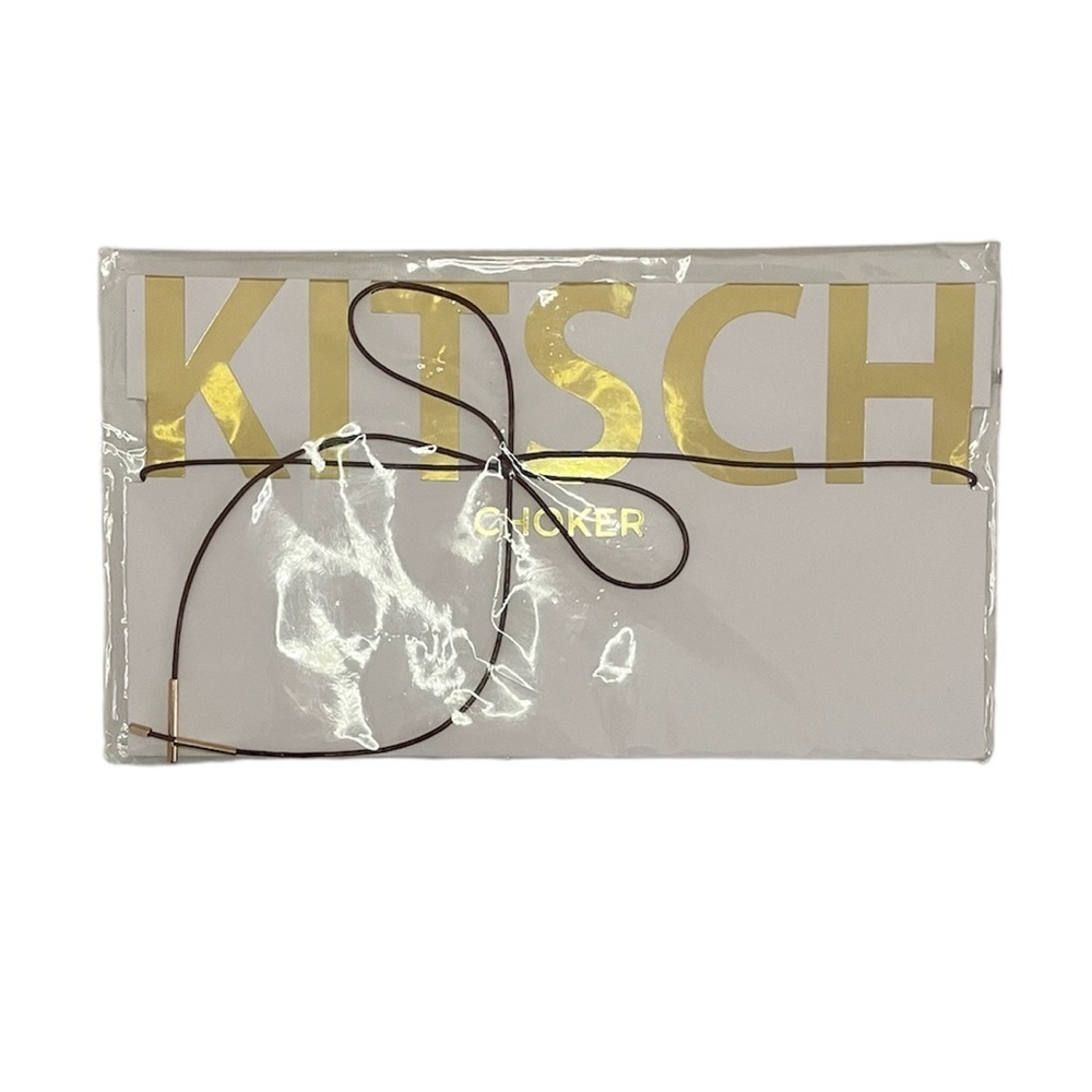 Kitsch Brown Wire Bow Tie Dainty Choker - Picture 9 of 9